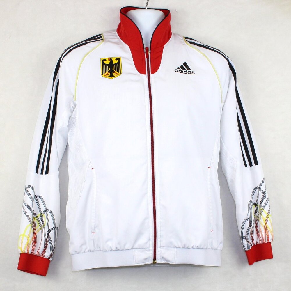 Vintage Adidas Germany Soccer Football Training Jacket Men Small